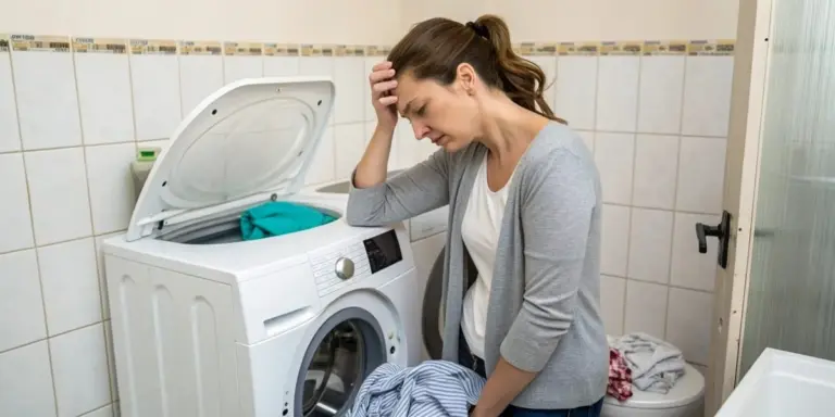 Czarna guma w pralce? Ten domowy trik za 2 złote kasuje odór w 1 cykl