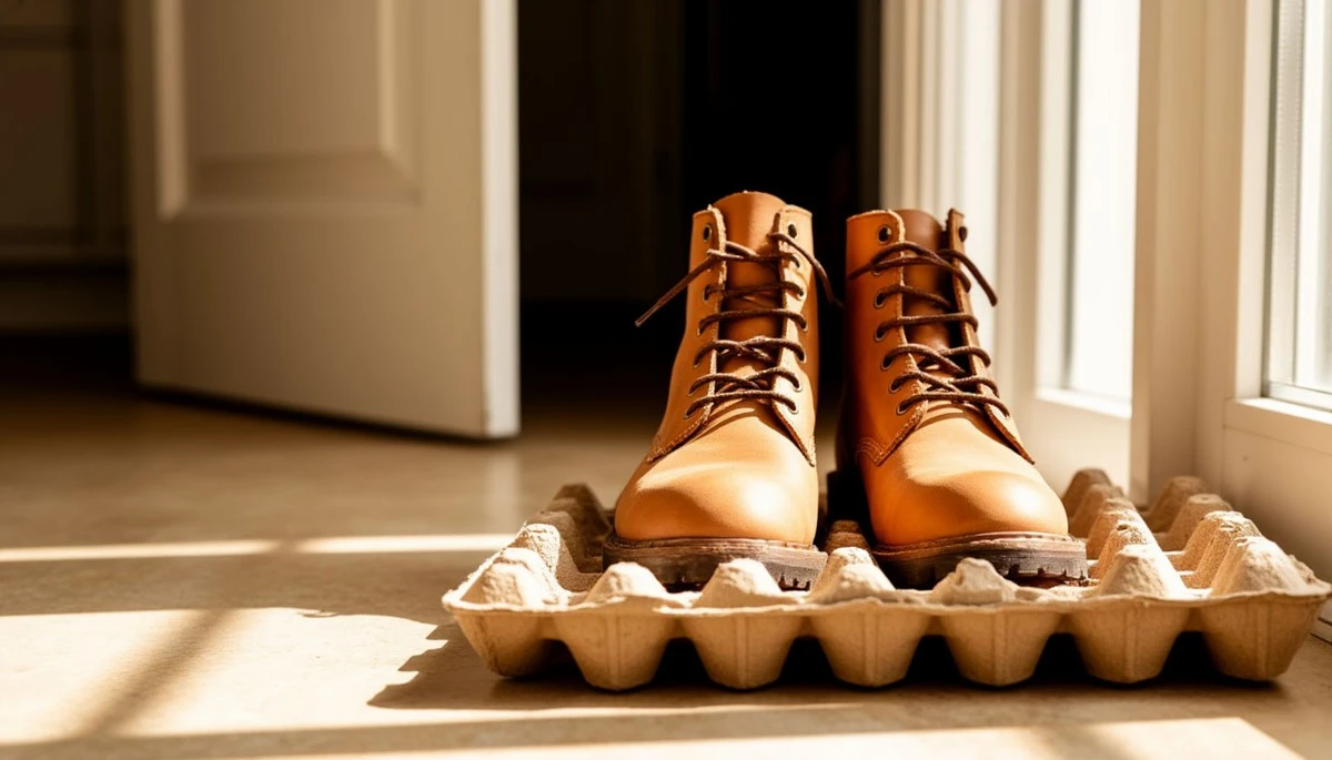 Dlaczego warto kłaść karton po jajkach w przedpokoju tuż przy drzwiach