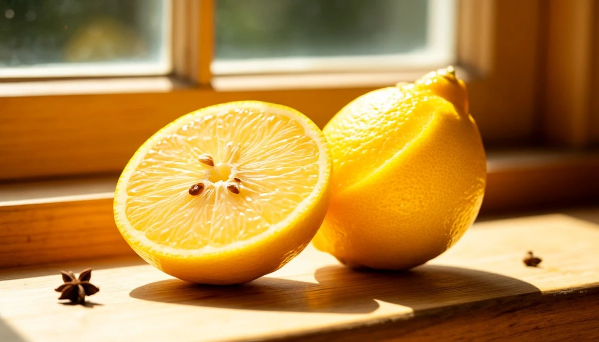 Dlaczego warto wbić kilka goździków w cytrynę i położyć ją na parapecie