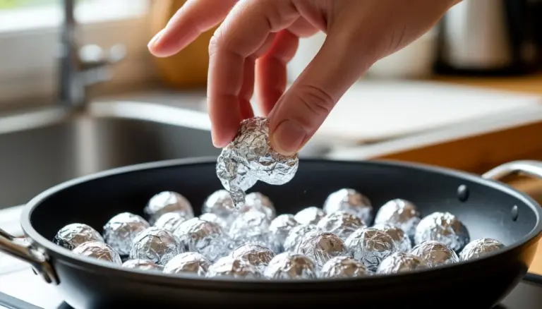 Dlaczego warto wkładać kulki z folii aluminiowej do zlewu i na patelnię