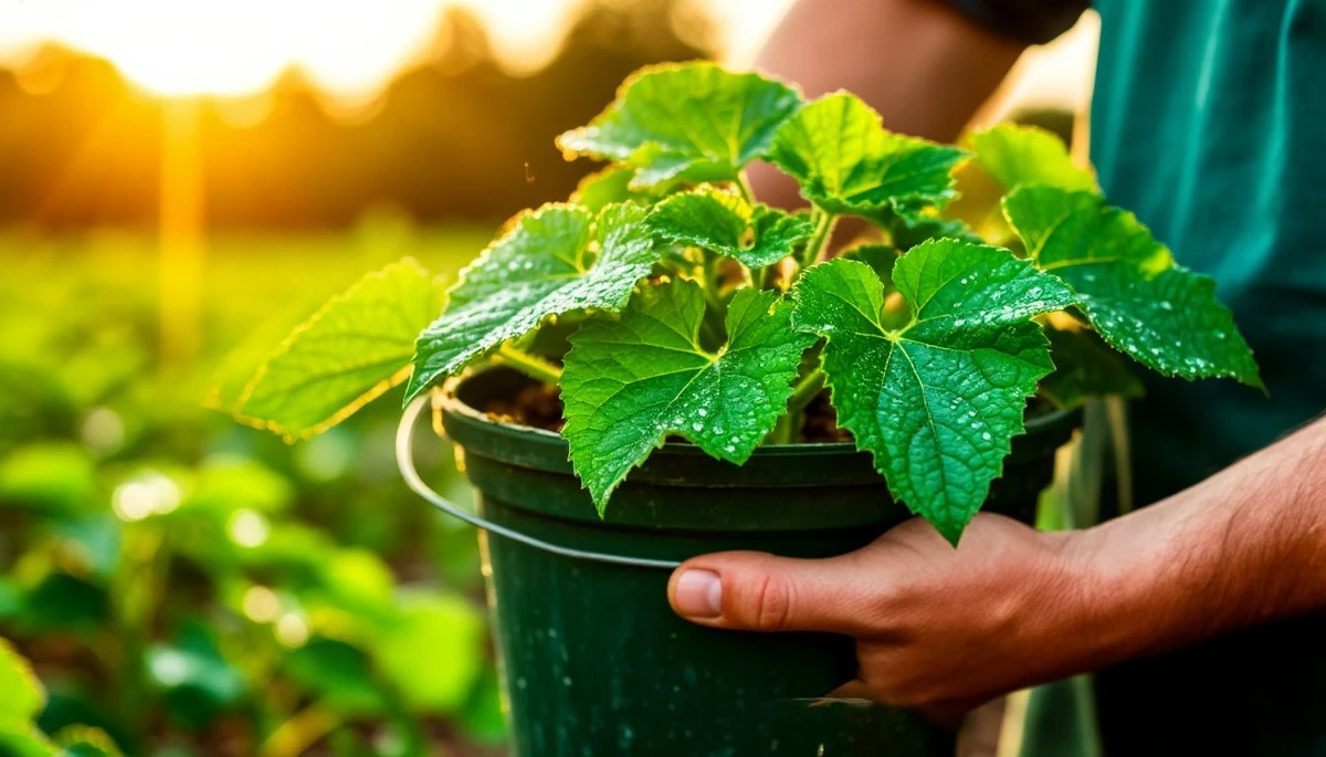 Indyjski sposób na ogórki: czarne liście i masa owoców bez goryczy
