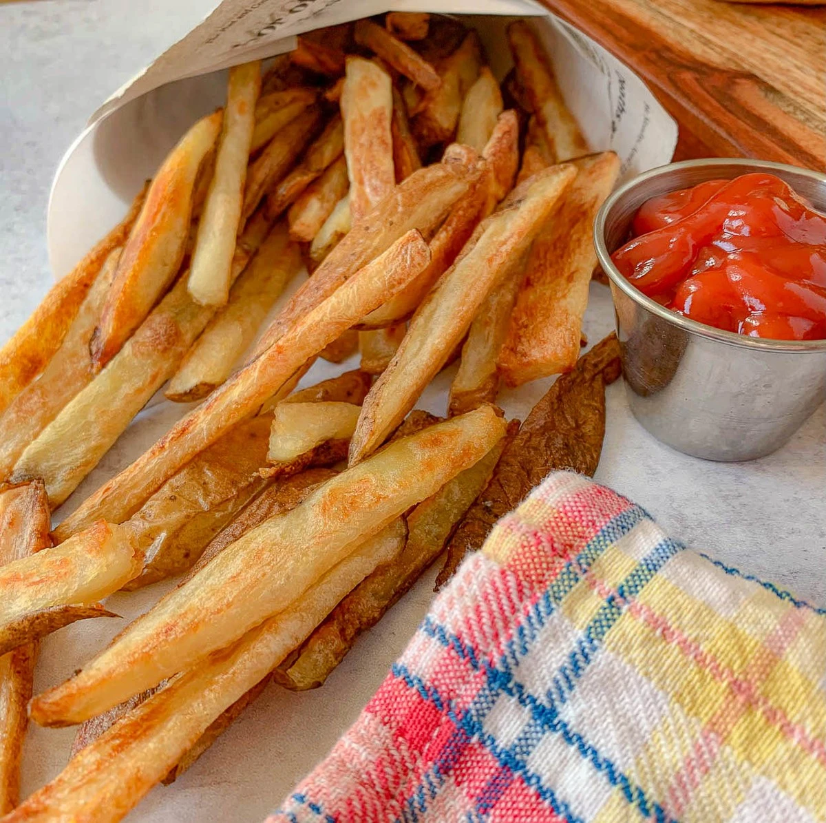 Złociste frytki Joany Barrios: 5 łyżek octu robi różnicę - image 1