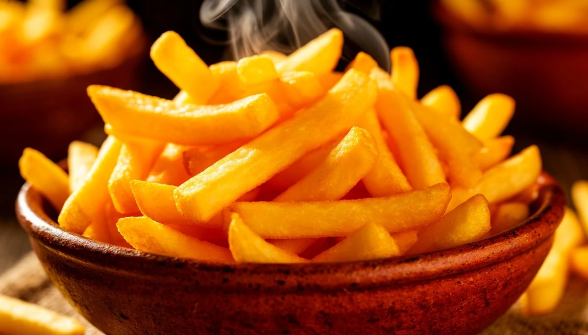 Złociste frytki Joany Barrios: 5 łyżek octu robi różnicę