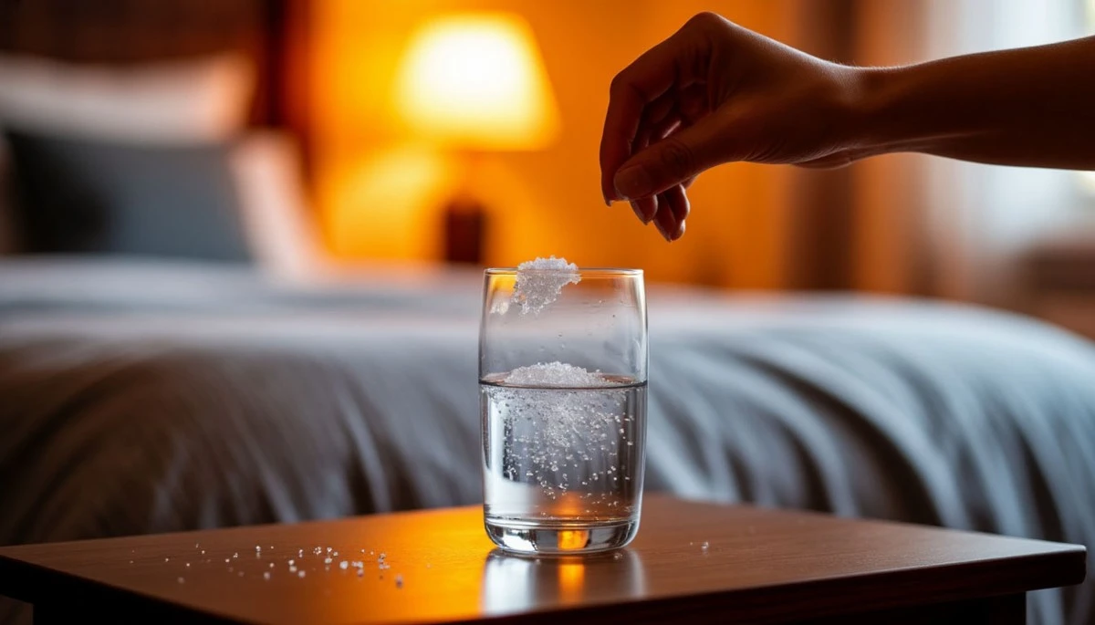 Dlaczego warto dodać szczyptę soli morskiej do szklanki wody przed snem