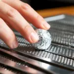 Dlaczego warto potrzeć starą tarkę kulką z folii aluminiowej