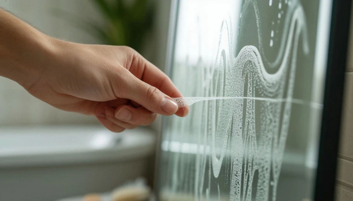 Dlaczego warto przetrzeć lustro kostką mydła przed wejściem pod prysznic