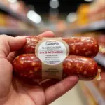 Dwa słowa na etykiecie kiełbasy, które oznaczają, że w środku prawie nie ma mięsa