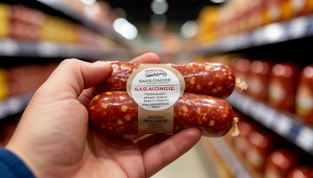 Dwa słowa na etykiecie kiełbasy, które oznaczają, że w środku prawie nie ma mięsa